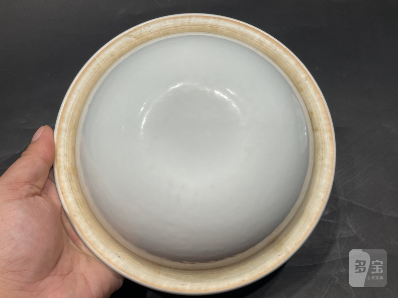 清宣统 粉彩花鸟纹温锅 - 图8